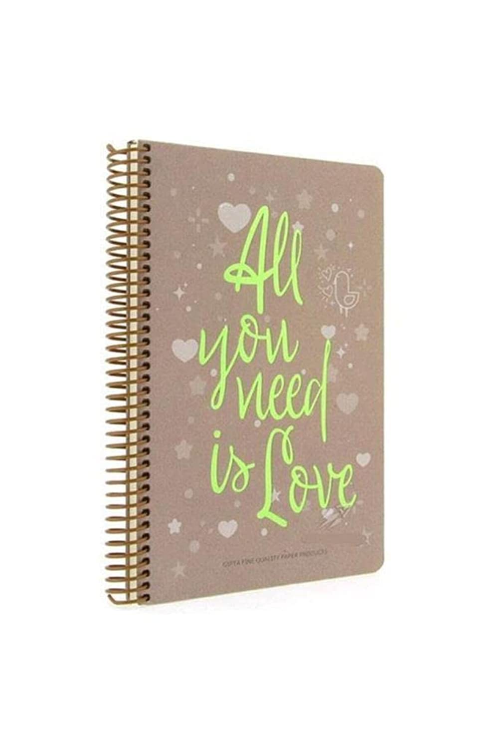 Gipta Love Book Lined Hard Cover Notebook