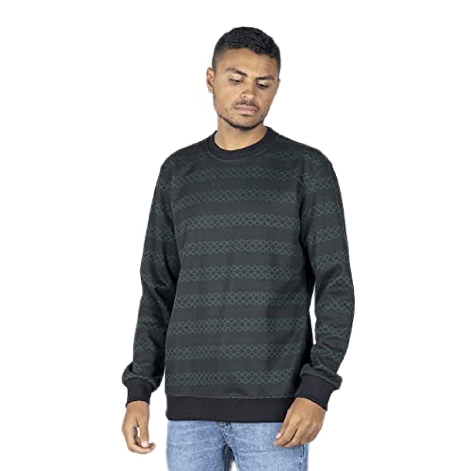 Firewood mens Firewood print zigzag sweatshirt Sweatshirt