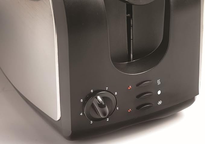 Kenwood 2 Slice Bread Toaster Black Silver TCM01.A0BK