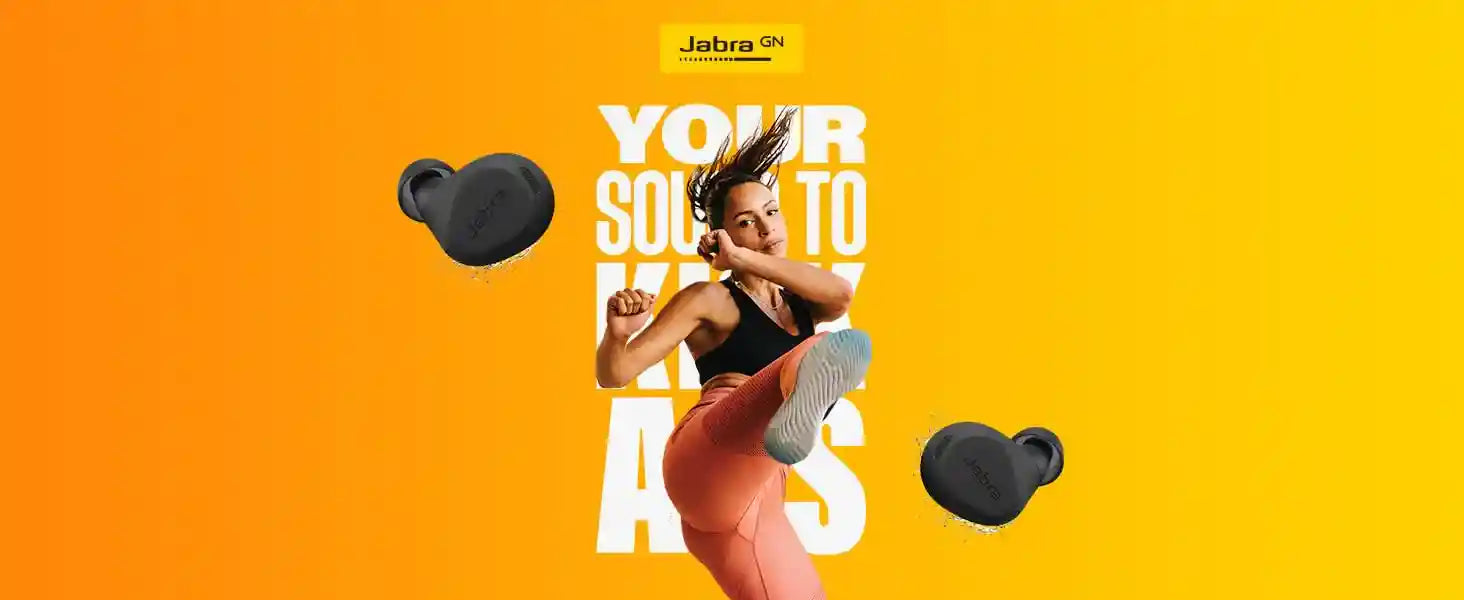 Jabra Elite 8 Active True Wireless Earbuds – Bluetooth Sports Earbuds with Secure in-Ear Fit for All-Day Comfort - Military Grade Durability, Active Noise Cancellation, Dolby Surround Sound - Navy