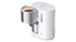 Braun PurShine KF1505 WH, Coffee Machine with Filter, 1.2L, Stainless Steel, up to 10 Cups, OptiBrew System, Anti-drip Function, Swivel Filter, Automatic Shutdown, 1000W, Silver