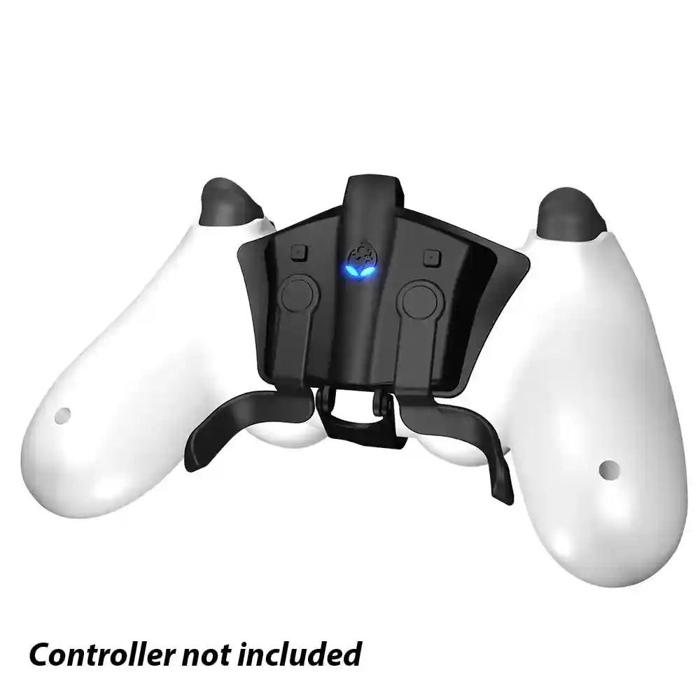 Collective Minds It's a controller adapter that adds advanced gaming capabilities to your existing PS4 controller. The adapter allows you to customize the buttons while playing. – Safqqa Egypt