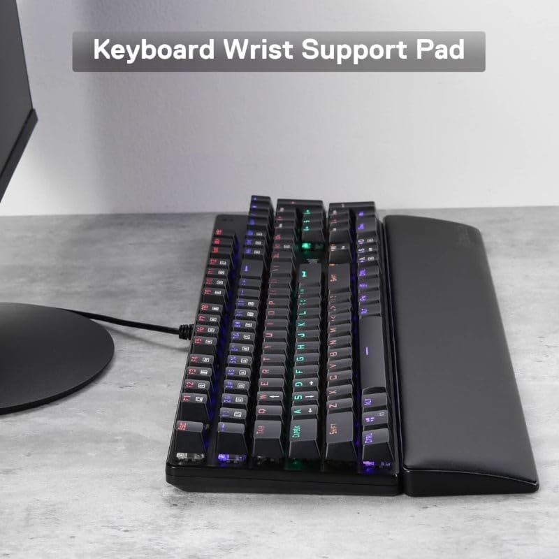 Redragon Meteor L Large Wrist Rest – Full-Size Keyboard Support