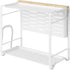 Digital Shoppy Kitchen Countertop Organizer, White, 40 x 21 cm Storage Rack for Kitchen Essentials