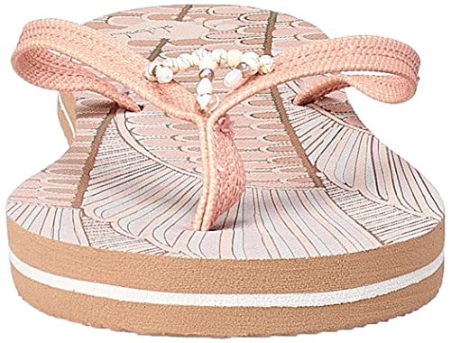 Shibshibi Rubber Flip Flop Slipper Womens With Rose Fabric Strap For Women - Safqqa Egypt