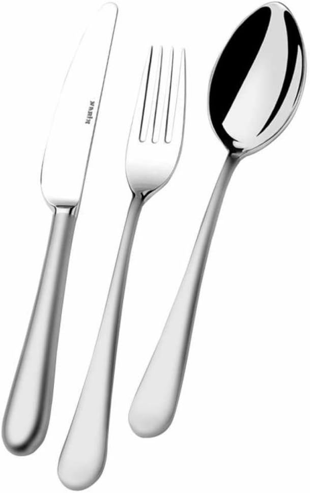 طقم أدوات مائدة مكون من 89 قطعة مصنوع من ستانلس ستيل عالي الجودةيحتوي الطقم على شوك وملاعق وسكاكين