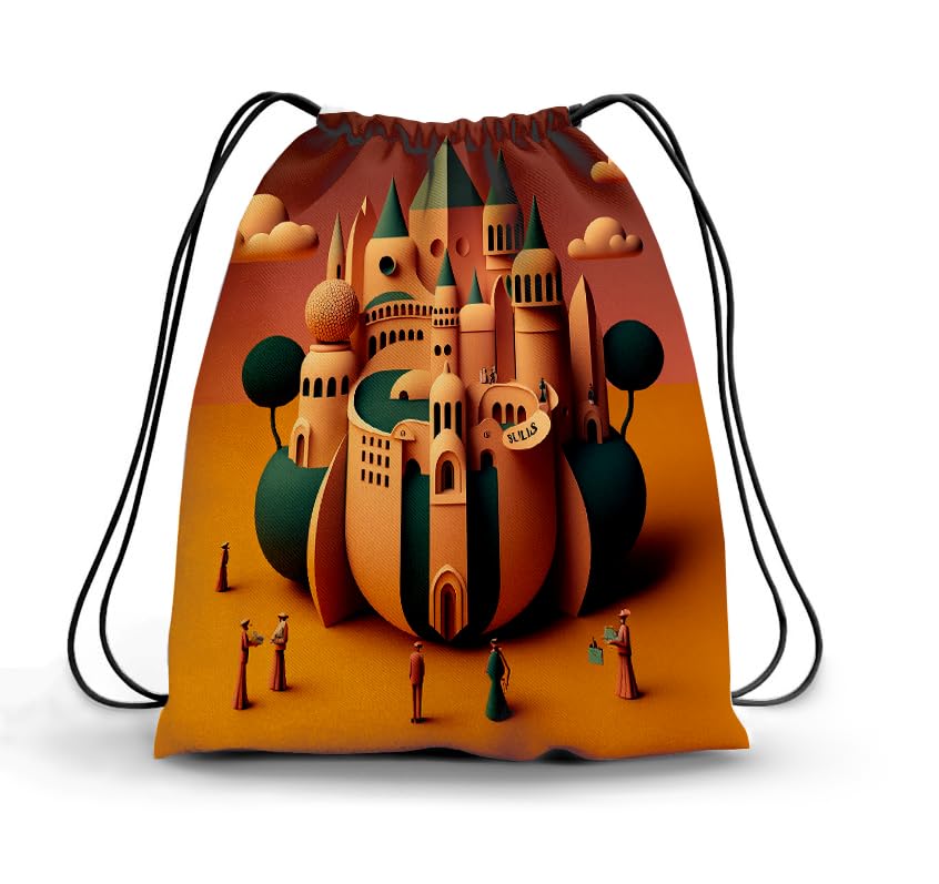 TAT DRAWSTRING BAG - 817, MultiColor, Large