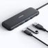 محولات أنكر USB-C متعددة المنافذ 5 في 1 مع HDMI بدقة 4K وشاحن طاقة 100 واط، نقل الملفات من وإلى اللابتوب بسرعات تصل إلى 5 جيجابت في الثانية عبر منافذ بيانات USB-C وUSB-A. أسود - ضمان 18 شهرًا
