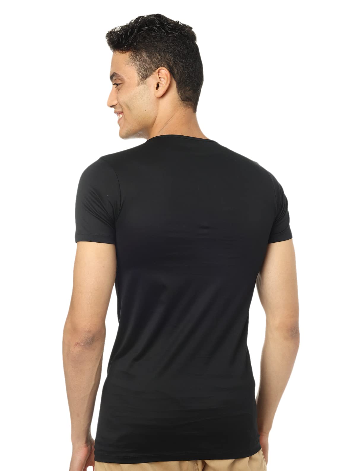 Cottonil Men's Mercerised Short Sleeve O-Neck Undershirt