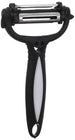 Rustomart 3 in 1 stainless steel potato peeler with plastic handle,• Easy to use for various vegetables - Safqqa
