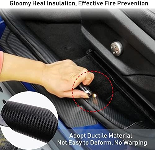 4D Carbon Fiber Car Door Sill Guards – Mitsubishi Ralliart Lancer, ASX, Outlander, Pajero