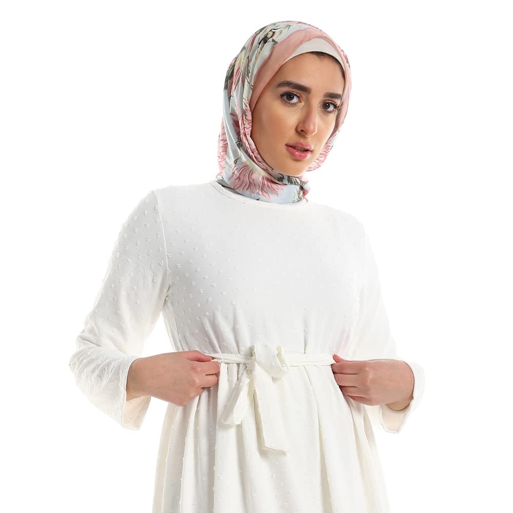 فستان طويل من JAMILA بحزام قابل للتعديل لإطلالة مثالية