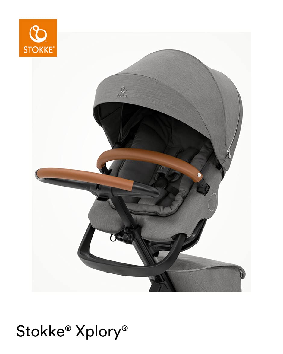 عربة أطفال Stokke Xplory X – فاخرة، رمادي حديث