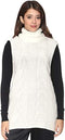 Carina High-Neck Sleeveless Pullover with Ribbed Trim for Women