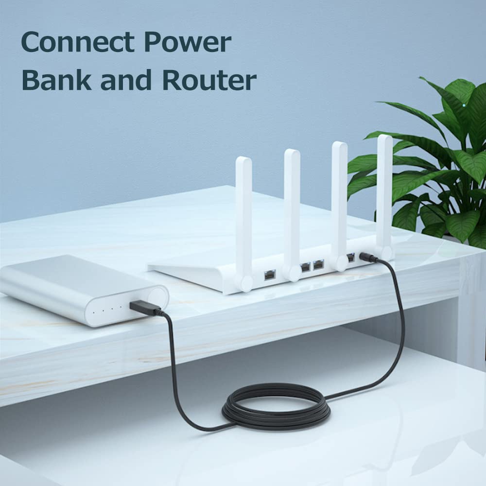 كابل تعزيز USB 5V إلى 12V محول طاقة USB كابل تحويل USB إلى DC منفذ طاقة DC 5.5 * 2.1 توافق واسع YINGJIAN