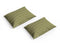 Comfort Continental Pillowcase Sirius 250TC Striped Cotton, Green Olive, 50x75cm, Pack of Two