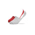 Junior KIDS SOCKS INVISIBLE L.GREY +RED P/2