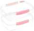 Max plast Plastic Food Container With Lid,  Multi Color