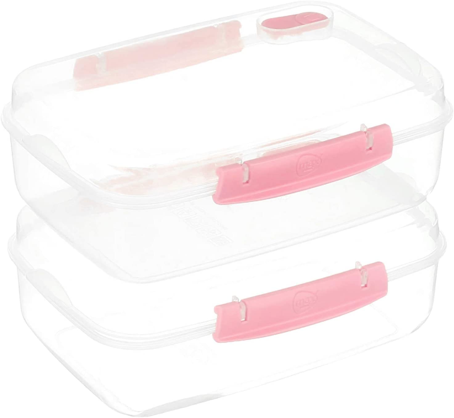 Max plast Plastic Food Container With Lid,  Multi Color – Safqqa Egypt