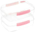 Max plast Plastic Food Container With Lid,  Multi Color