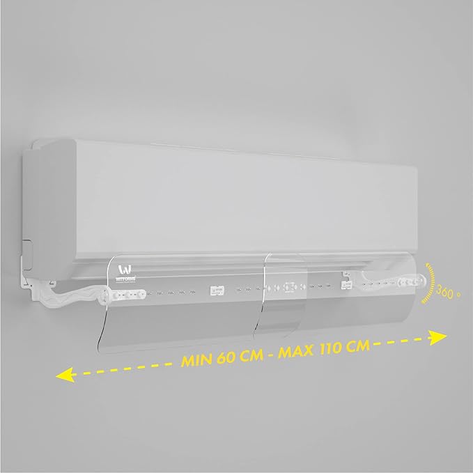 Witforms Air Conditioner Deflector Classic Adjustable Clear - Damaged Box – Safqqa Egypt