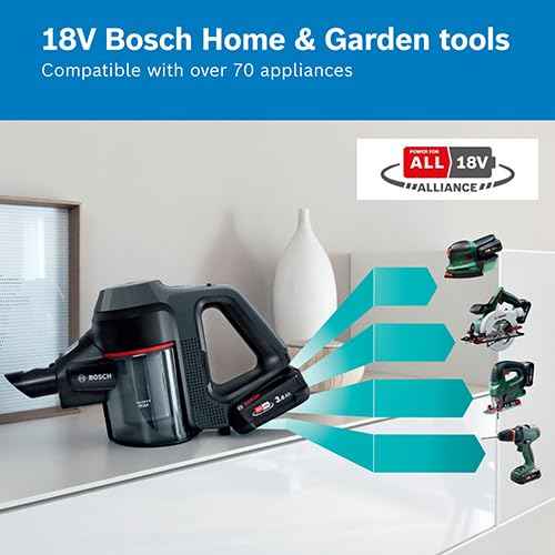 Bosch Unlimited 7 BCS711GB ProHome MultiUse Lightweight Cordless Vacuum Cleaner with Flex Tube & Accessories, 1 Battery 40 minutes runtime - Anthracite - Safqqa Egypt