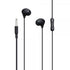 XO EP16 Wired Vacuum Headphones With Microphone - Black