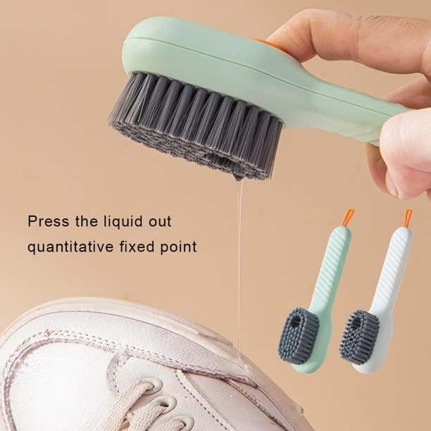 فرشاة متعددة الاستخدام للملابس والأحذية – شعيرات ناعمة ومقبض ضغط 