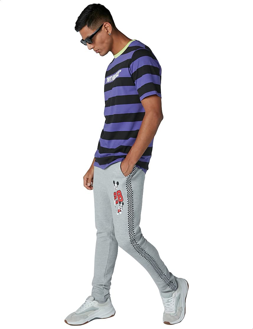 Splash Cotton Striped Regular-Fit T-shirt for Men