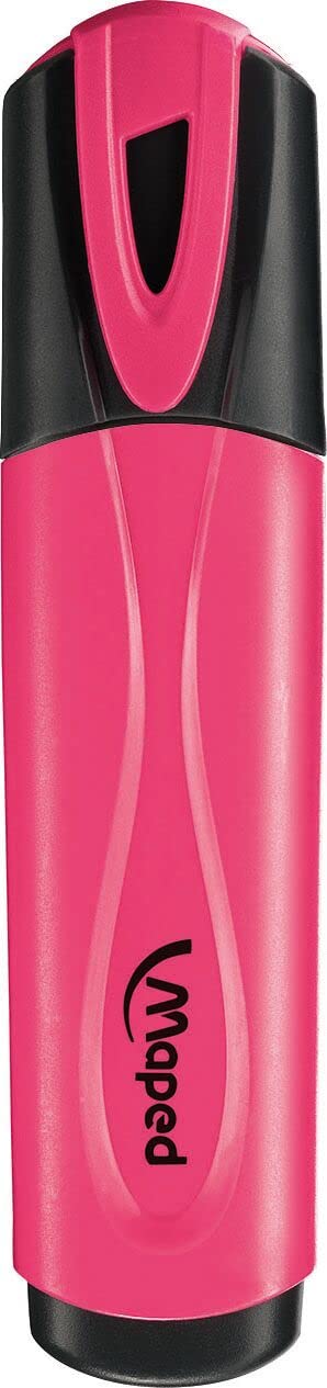 Maped Fluo Peps Classic Highlighters – Assorted Colors, Pack of 6