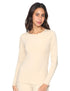 Carina Long Sleeves Round-Neck Solid Undershirt for Women