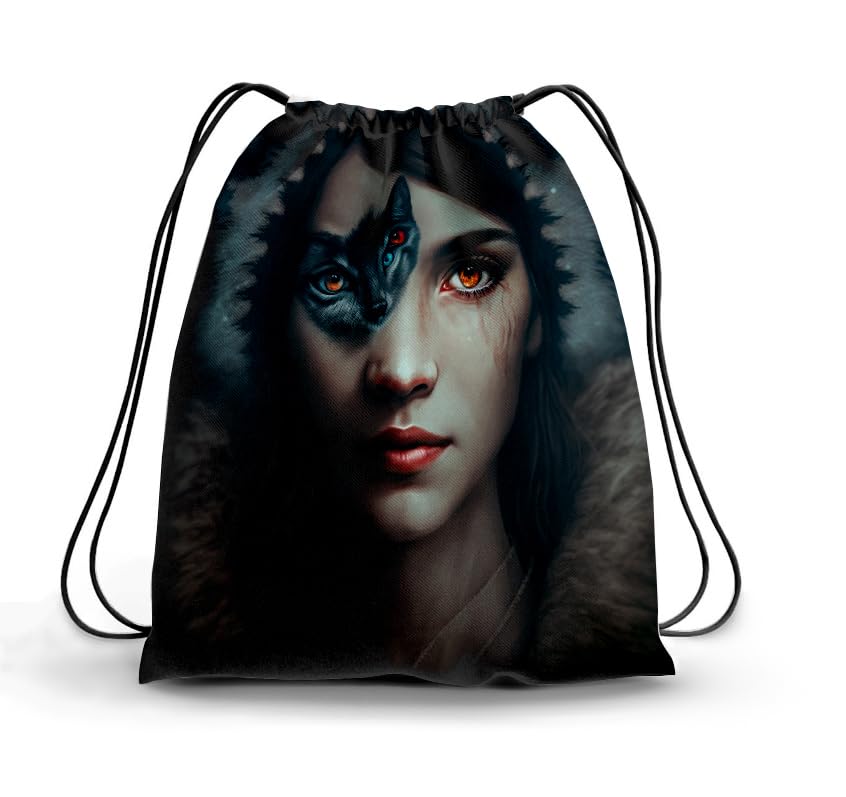 شنطة برباط من تات متعددة الالوان بمقاس كبير، موديل 553