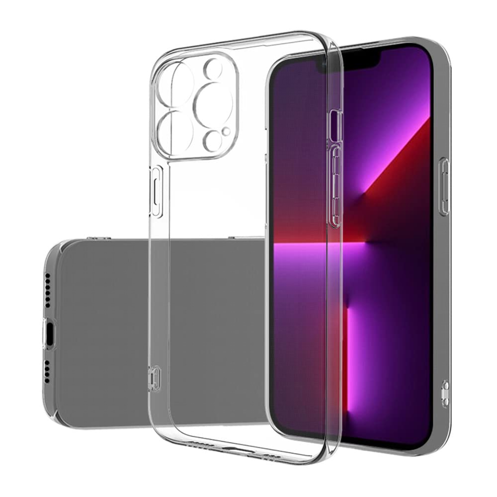 كفر شفاف وحامي لهاتف آيفون 13 برو ماكس 6.7 بوصة 