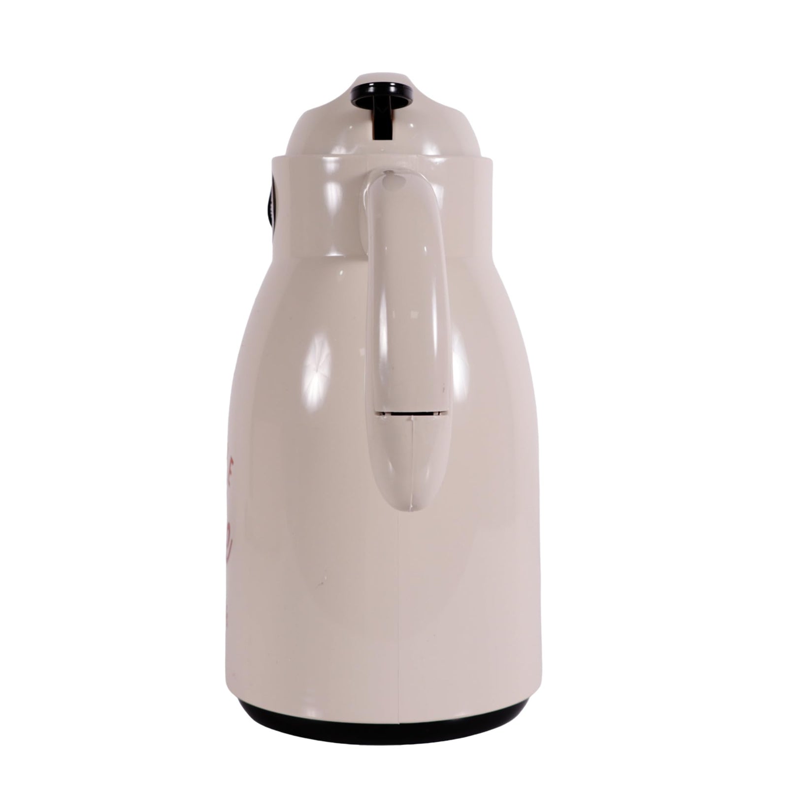 Herevin Decorated Vacuum Flask – 1L Stainless Steel, Creme, Made in Turkey