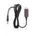 USB DC 5V to 12V Step-Up Power Cable (1M) – with DC 5.5 x 2.1mm Jack - Safqqa