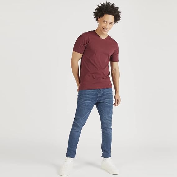 Splash Mens Vneck Solid T-Shirt