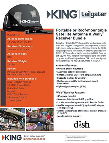 King Vq4550 Bundle - Receiver Satellite Tv Antenna And Dish Receiver – Safqqa Egypt