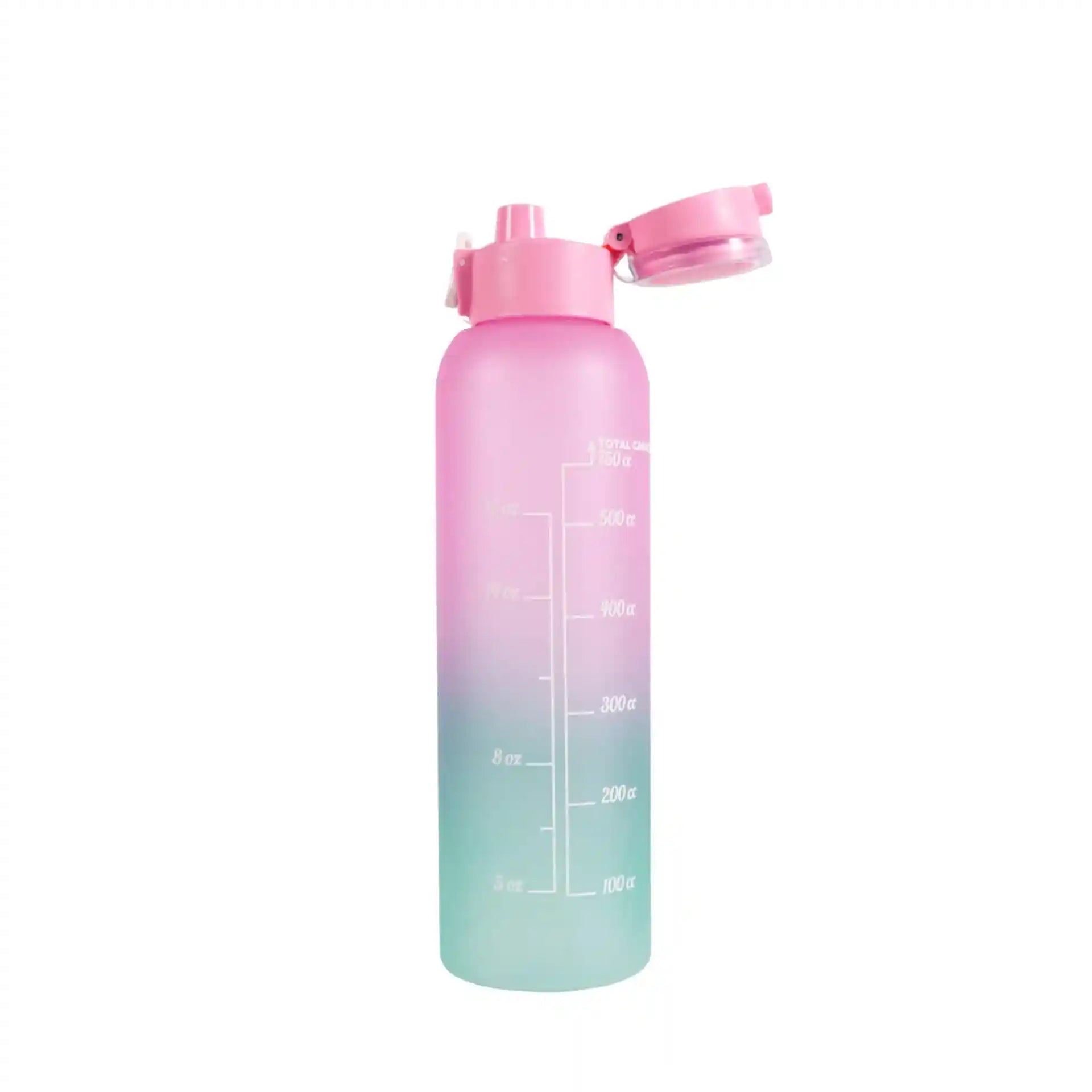 Herevin Double Painted Water Bottle with Hanger in Special Polybag - 750 ml Capacity, Multicolor, Leak-Proof, BPA-Free, Made in Turkey