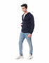 Andora Ribbed Trims Zip-up Jacket For Men,Soft and durable fabric for comfort and longevity.