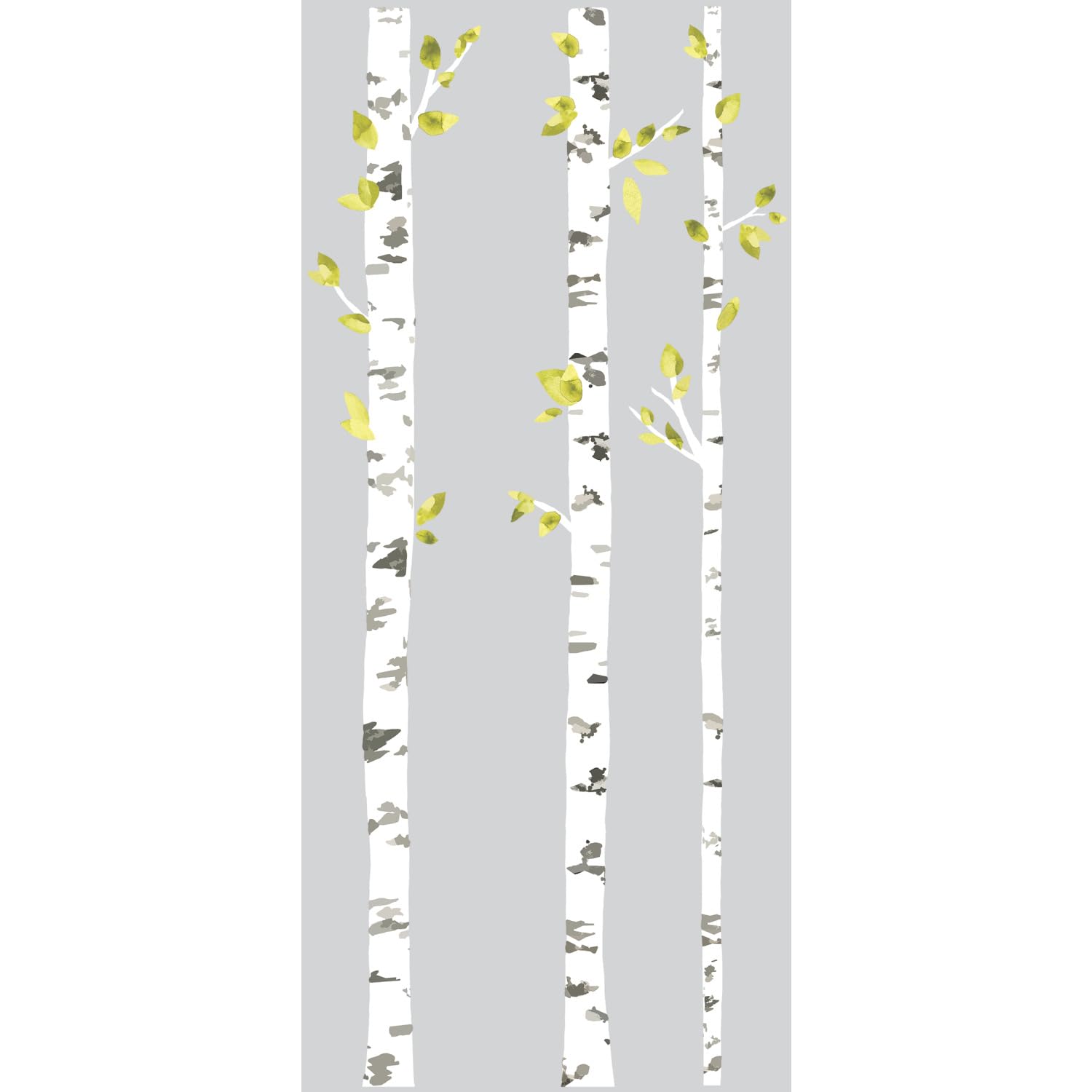 RoomMates Birch Trees Peel and Stick Giant Wall Decals, Multicolor