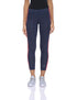 U Athleisure Side Contrast Double-Stripe Cropped Traning Tights for Women