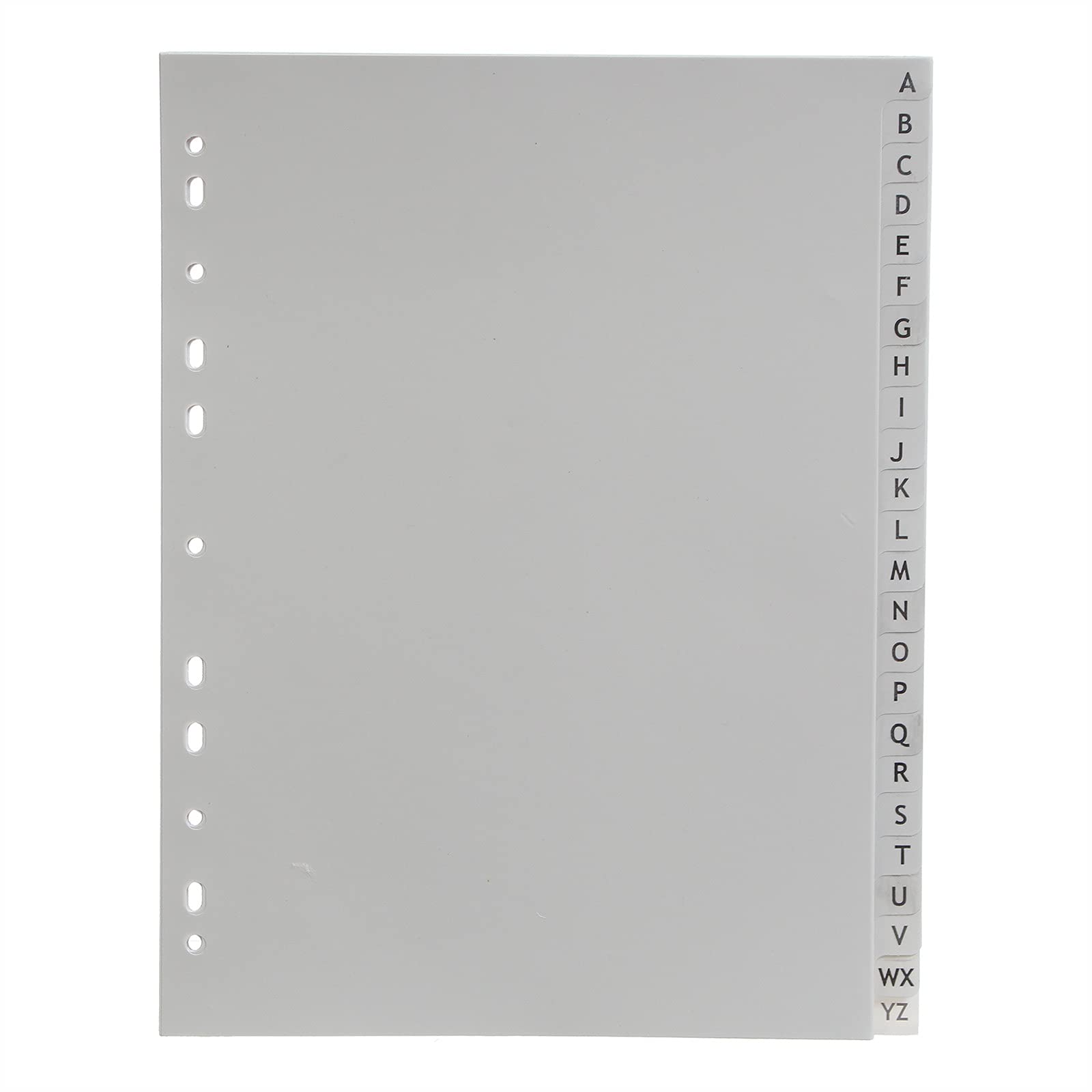 HFS 289 Alphabetical Tab Dividers, A4 Size - Grey - Safqqa Egypt