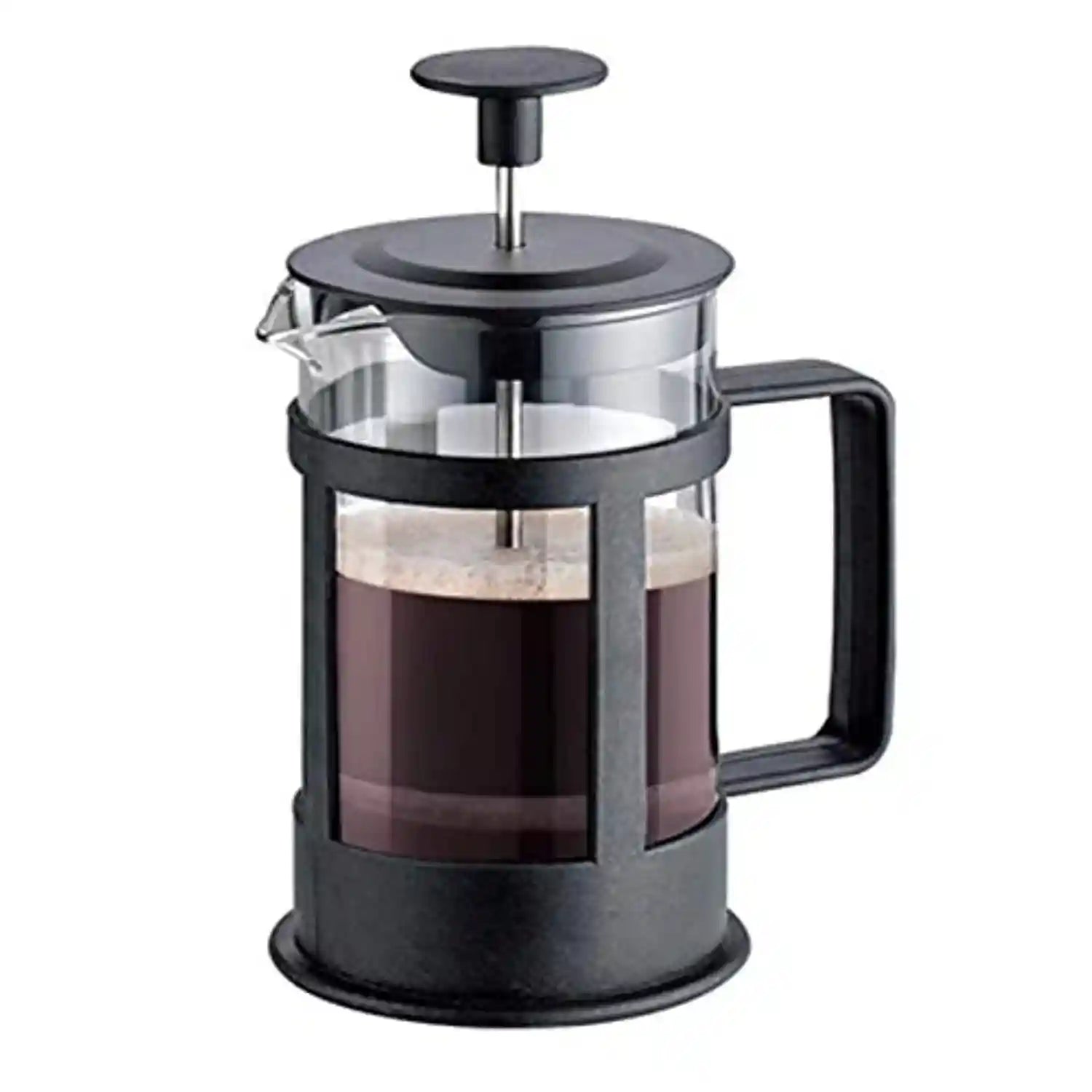 صانع القهوة والشاي Generic French Press بسعة 12 أونصة هو طريقة بسيطة وفعالة لإعداد القهوة أو الشاي بنكهة غنية