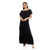 offcliff Women Tiered Skirt & Cropped Tee Solid Set