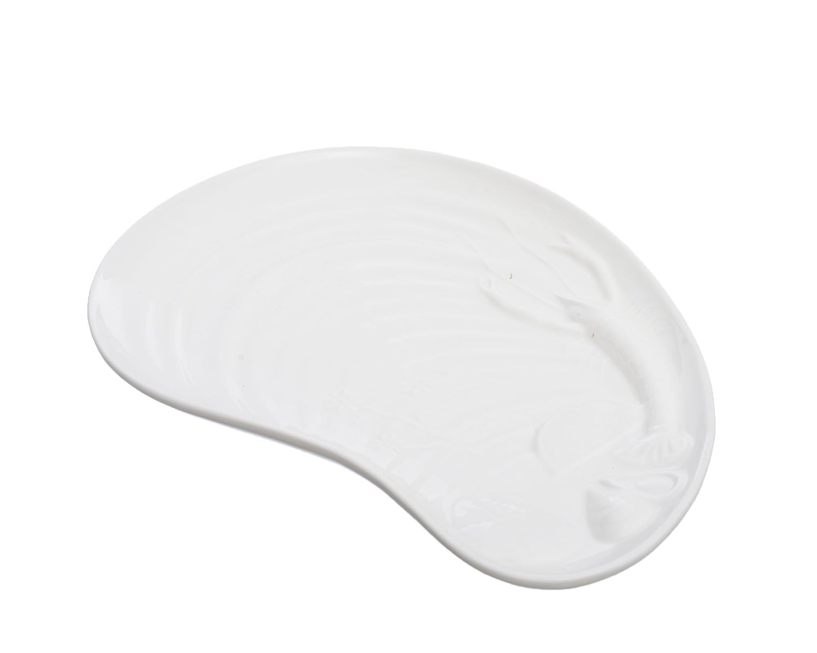 Rosa Porcelain Seafood Serving Plate Elegant Dining and Serving Dish