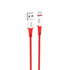Hoco x70 - ferry charging and data transmittion cable (2.4a -1m), usb-a to micro-usb plug compatible with samsung huawei xiaomi oppo - red