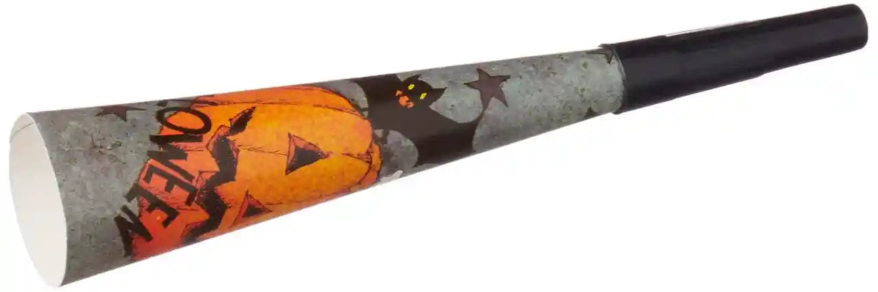 Party Pumpkin Print Bags Blowouts Forks Cups Plates Hats and Horns Set 71 Pieces - Multi Col - Safqqa Egypt