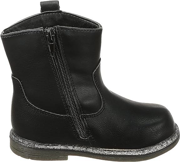 Sprox half boot polyster for girls- Black