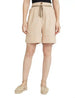Splash High-Rise Front-Button Drawstring Shorts For Women - Safqqa Egypt