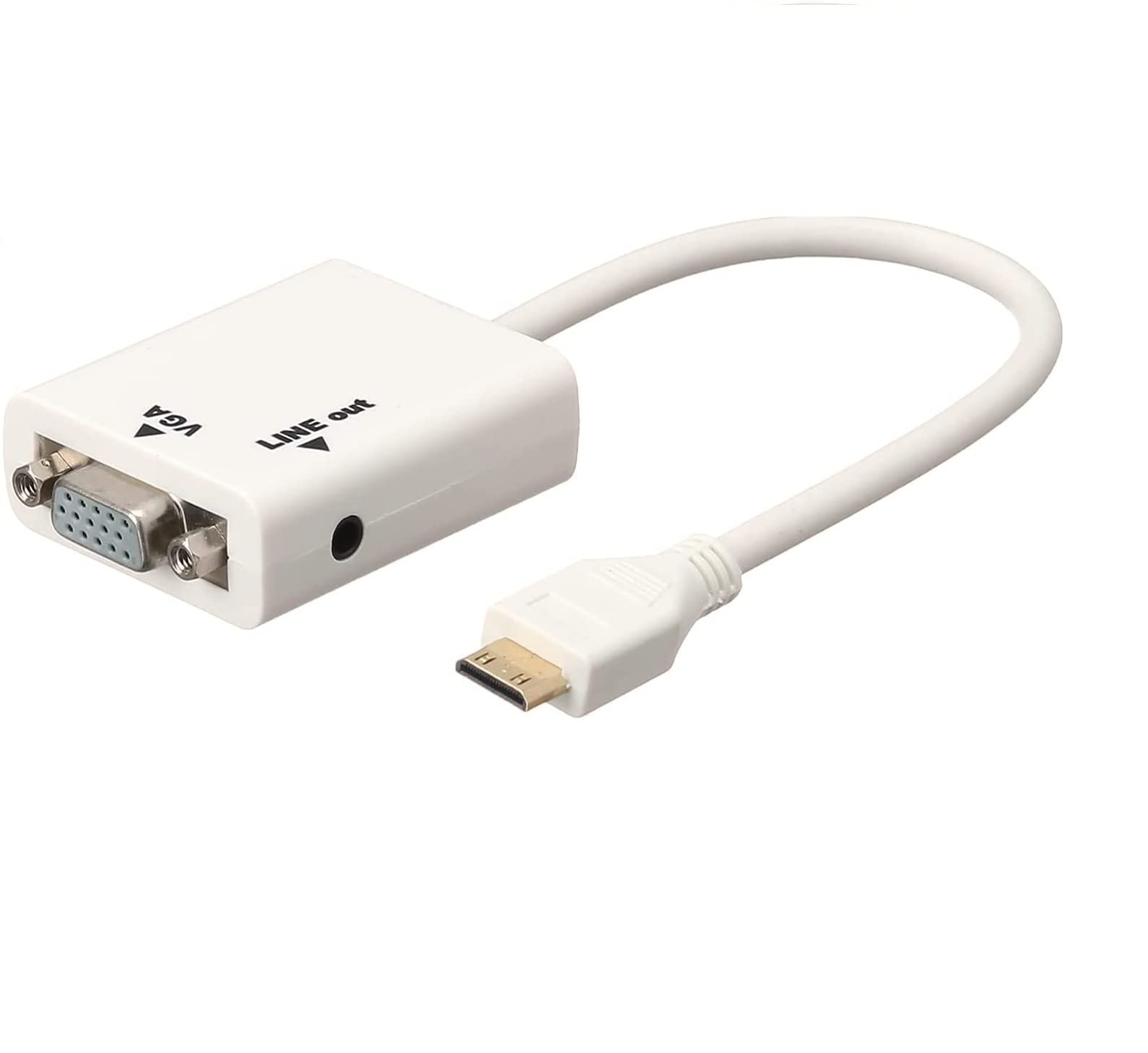 محول Keendex kx1732 من HDMI إلى VGA - أبيض